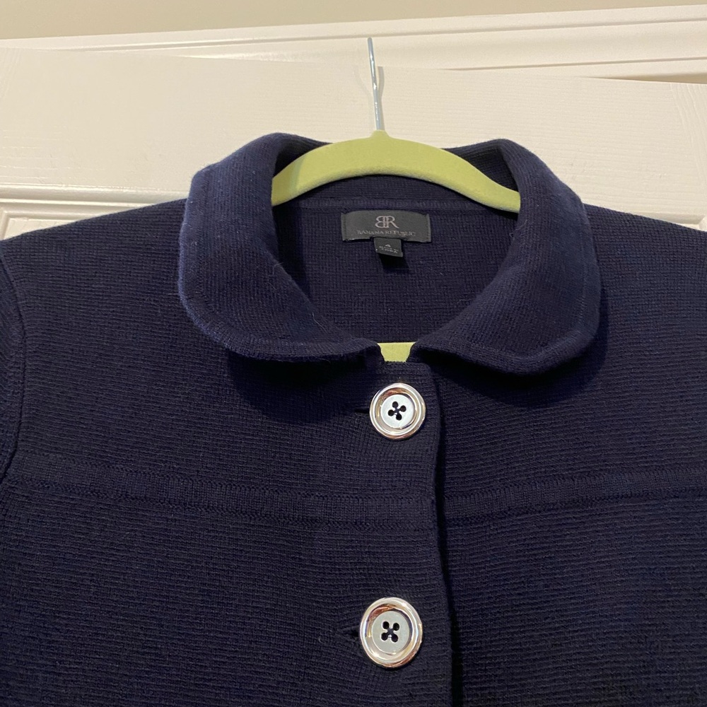 Banana Republic Wool Blend Cardigan Size 4 - Picture 2 of 5